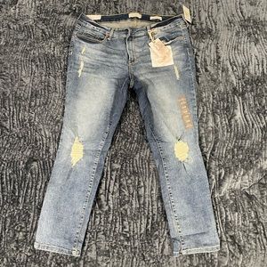 Dia&Co/JessicaSimpson Rolled Ankle Jeans